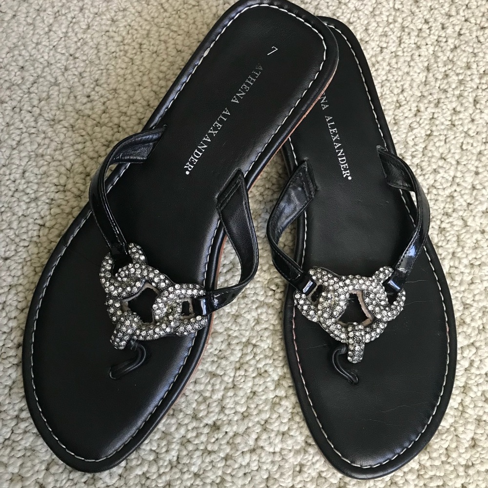 ✨Jeweled✨Athena Alexander sandals, handmade